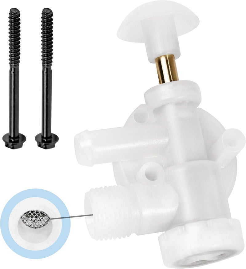 Halotronics Upgraded Toilet Flush Valve Assembly 385314349 - Camper, Trailer, Boat, & RV Toilet Repair Kit for Sealand EcoVac Vacuflush Pedal Flush Toilets (1) - Image 1